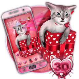 3D Cute Kitty Gift Theme 1.1.3