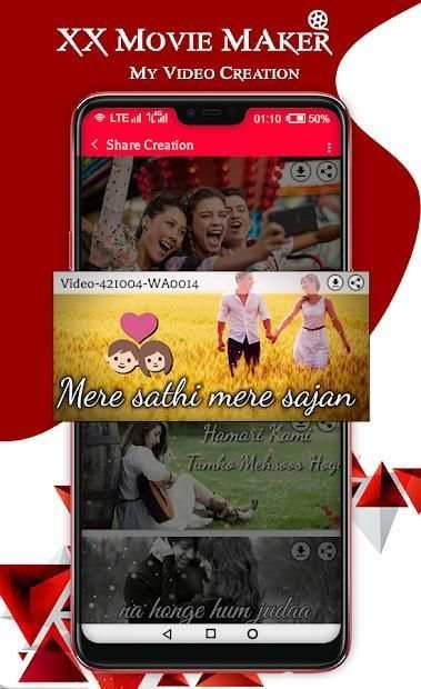 XX Movie Maker : XX Photo Video Maker स्क्रीनशॉट 1