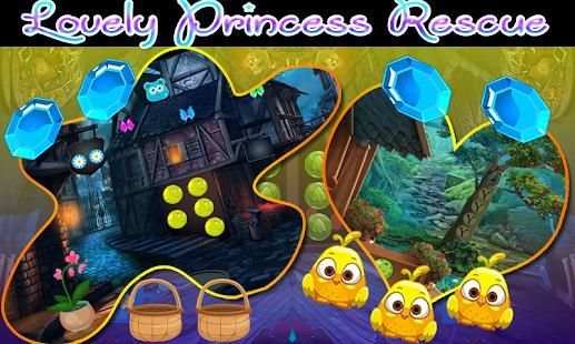 Best Escape Games 36 Lovely Princess Rescue Game screenshot 2