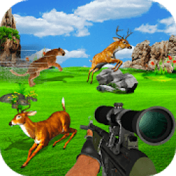 Hunting Jungle Wild Animals FPS Shooting Games icon