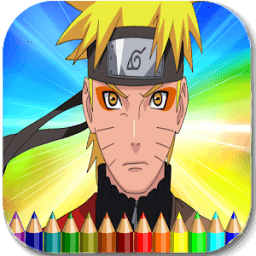 ikon Naruto and Boruto coloring