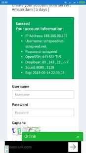 ssh speed net screenshot 1