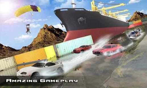 Water Surfer Car : Floating Car Driver Racing Game screenshot 11