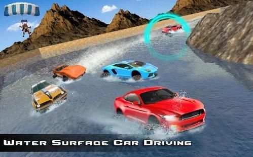 Water Surfer Car : Floating Car Driver Racing Game screenshot 8