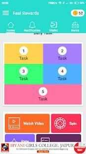 Real Reward - Earn Free Paypal And Paytm Cash screenshot 3