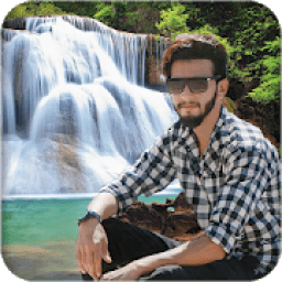 ikon Waterfall Photo Editor Water Photo Frame