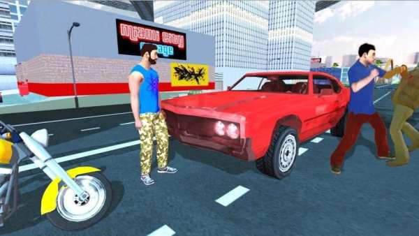 Miami Crime Games - Gangster City Simulator स्क्रीनशॉट 6
