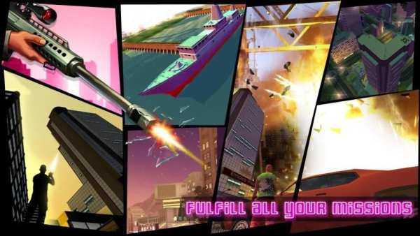 Miami Crime Games - Gangster City Simulator स्क्रीनशॉट 2