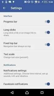 Mini for Facebook screenshot 1