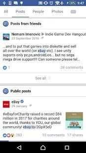 Mini for Facebook screenshot 2