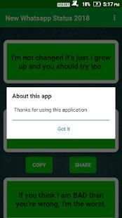 New WhatsApp Status 2018 screenshot 2