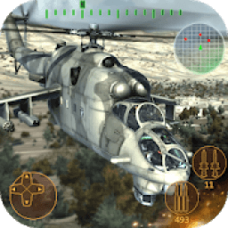 Gunship Battle Air Strike Helicopter Action Game icon