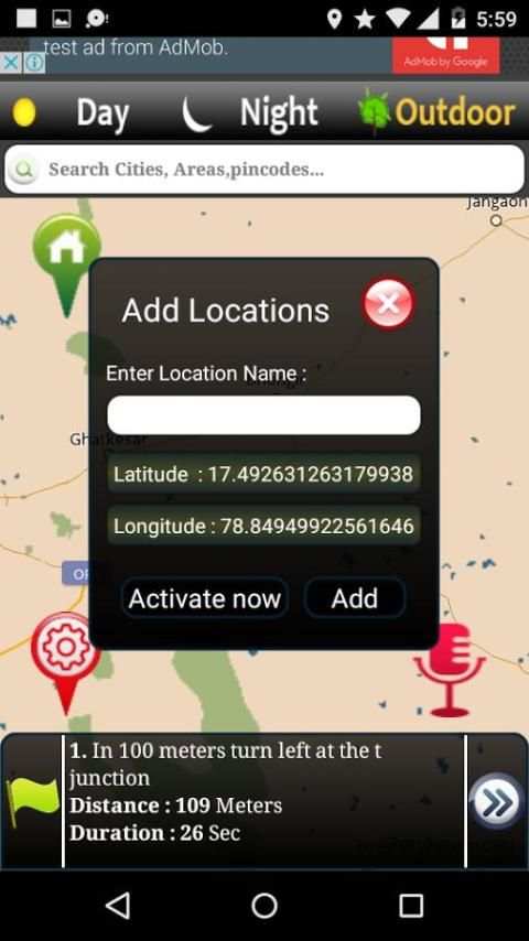 Driving Route Finder screenshot 2