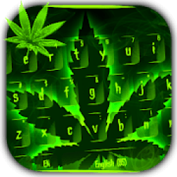 ikon Weed Rasta Keyboard Theme