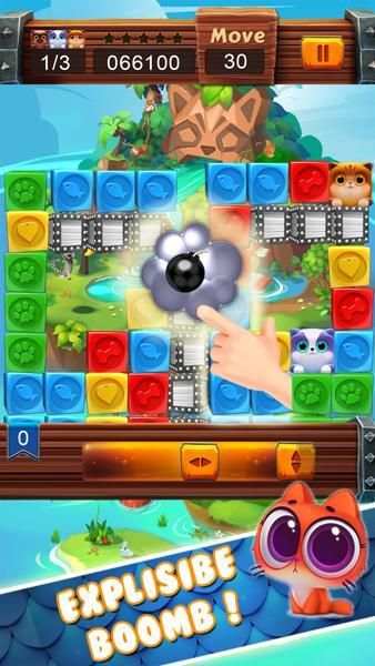 Cats Rescue Puzzle, Pets Game, Crush, Puzzle Games screenshot 2