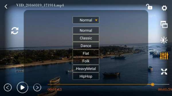 HD Video Player & Equalizer स्क्रीनशॉट 4