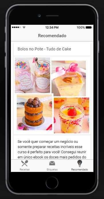 Receitas Bolo no Pote скриншот 1