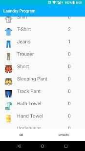 Laundry Record. screenshot 1