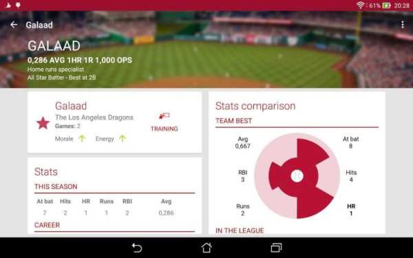 Baseball Legends Manager 2016 screenshot 4