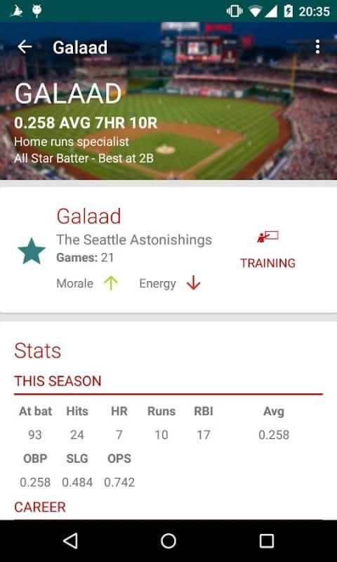 Baseball Legends Manager 2016 screenshot 17