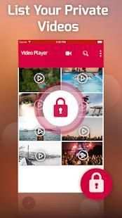 XX video player: HD Video Player: MP3 Player स्क्रीनशॉट 1