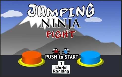 Jumping Ninja Fight : Two Player Game screenshot 4