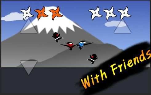 Jumping Ninja Fight : Two Player Game screenshot 3
