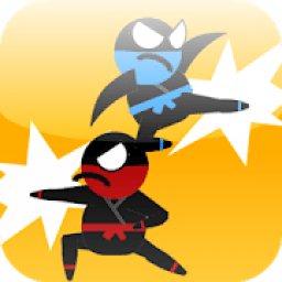 Jumping Ninja Fight : Two Player Game आइकन