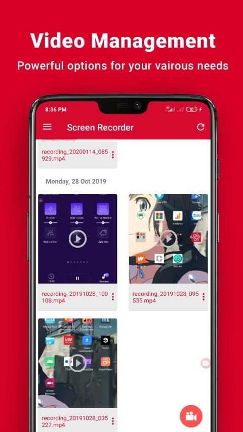 ES Screen Recorder - Video Recorder, Video Editor स्क्रीनशॉट 1