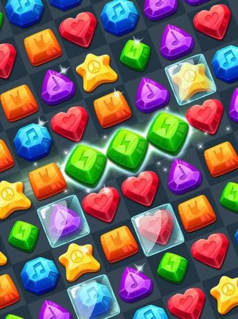 Hard Rock Crush & Pop screenshot 1