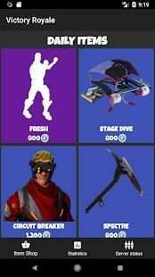 Victory Royale - Stats and item shop for Fortnite screenshot 2