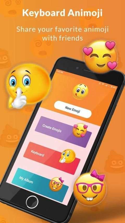 Keyboard Animoji स्क्रीनशॉट 3