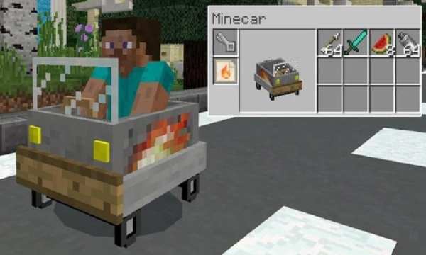 Mod Vanilla Vehicles MCPE screenshot 3