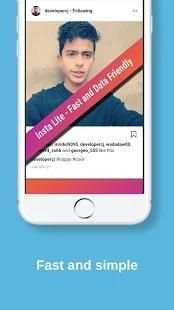 Insta Lite - fast and data friendly screenshot 3
