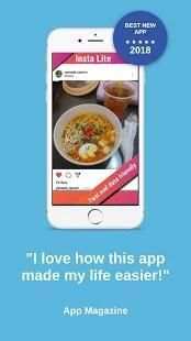 Insta Lite - fast and data friendly screenshot 1