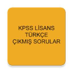 Kpss Lisans Türkçe Çıkmış Sorular