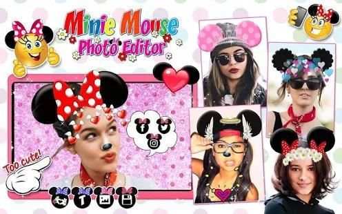 Minni Mouse Camera - Minie Mouse Photo Stickers screenshot 3