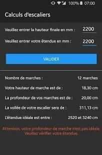 Calculs d'escaliers screenshot 1