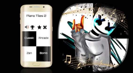 Marshmello Piano Tiles screenshot 4