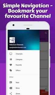 Channel list for Videocon d2h & Videocon Recharge screenshot 2