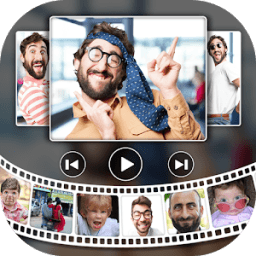 Funny Photo Slideshow with Music आइकन