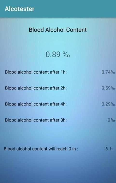 Alkotester screenshot 1