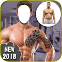 Make me body builder-New Styles SixPack tattoo app on 9Apps