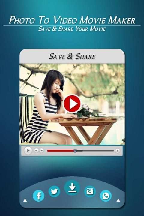 Photo Video Movie Maker - Slideshow with Music 1 تصوير الشاشة