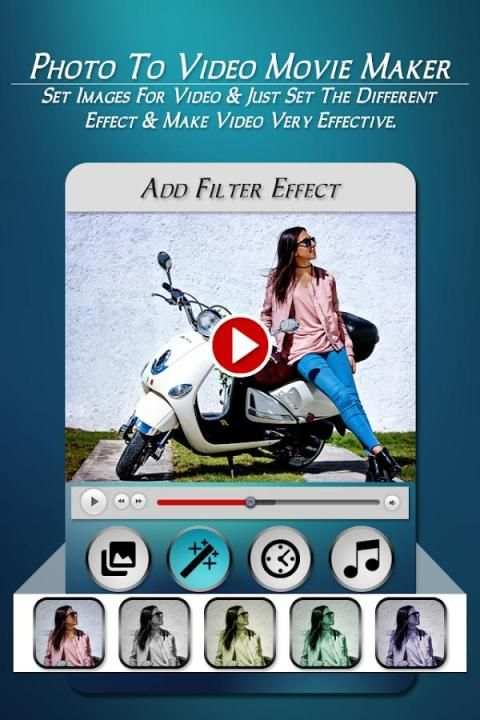 Photo Video Movie Maker - Slideshow with Music 4 تصوير الشاشة