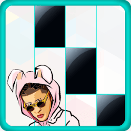 Bad Bunny Piano Tiles icon