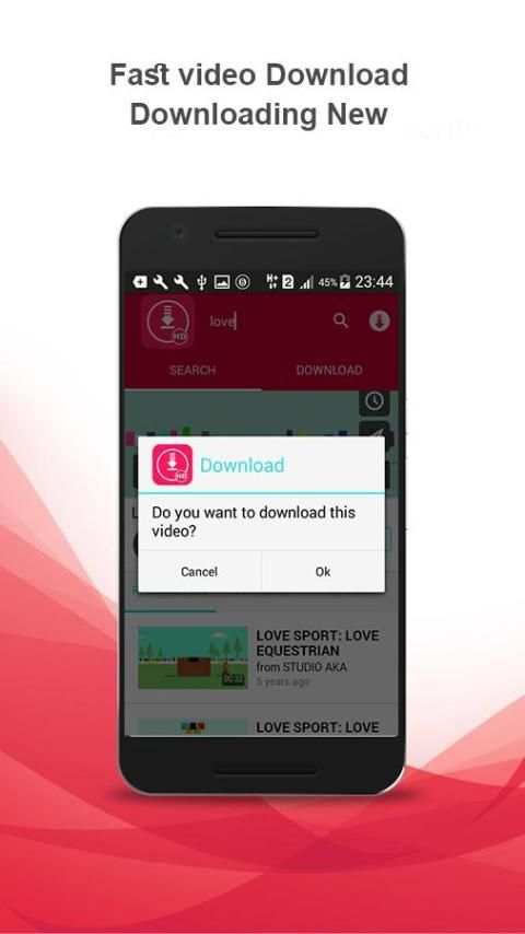 Download video downloader HD स्क्रीनशॉट 1