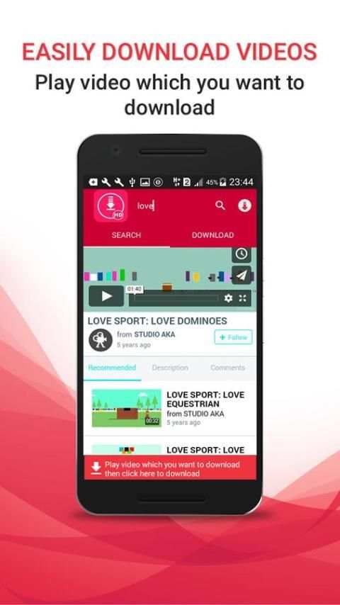 Download video downloader HD स्क्रीनशॉट 2