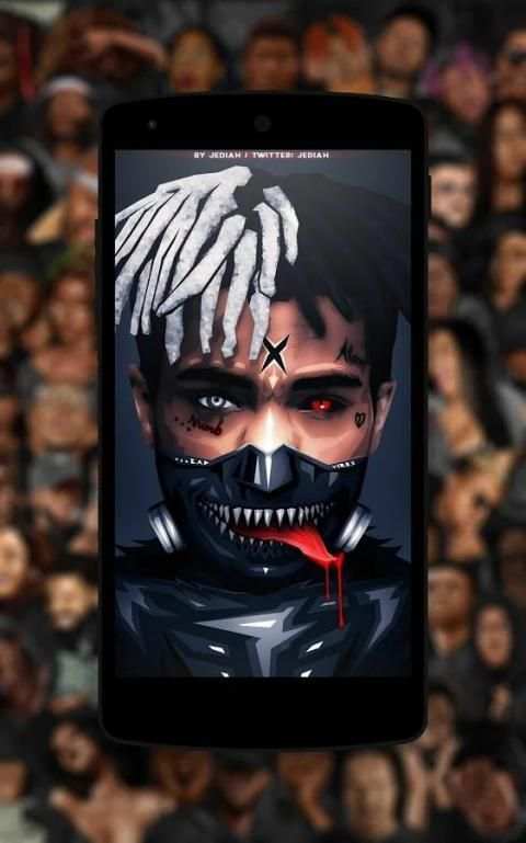 XXXTentacion Rapper Wallpaper screenshot 2