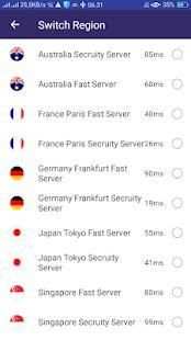 VPN Mobile Legend Server 1 تصوير الشاشة